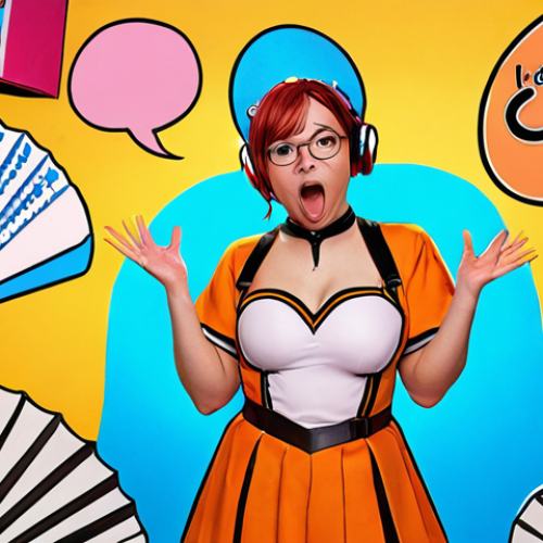 Home 4 **
Fan art of Ttorol-i, showcasing various fan-created content like drawings, fan fiction excerpts displayed as text bubbles, and a cosplayer posing with enthusiasm. Capture the lively atmosphere of an online community sharing their creations, with vibrant colors and diverse artistic styles.
**